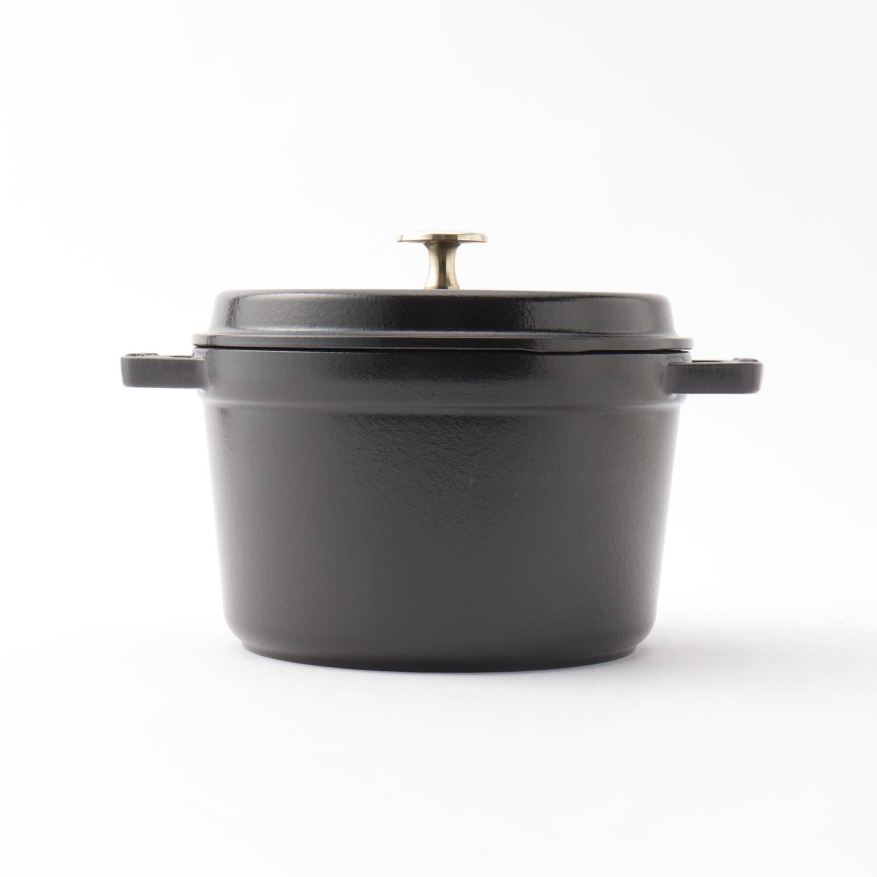 212 KITCHEN STORE「グランドココット ラウンド 20cm BK ＜STAUB ストウブ＞」|食器・キッチングッズ|