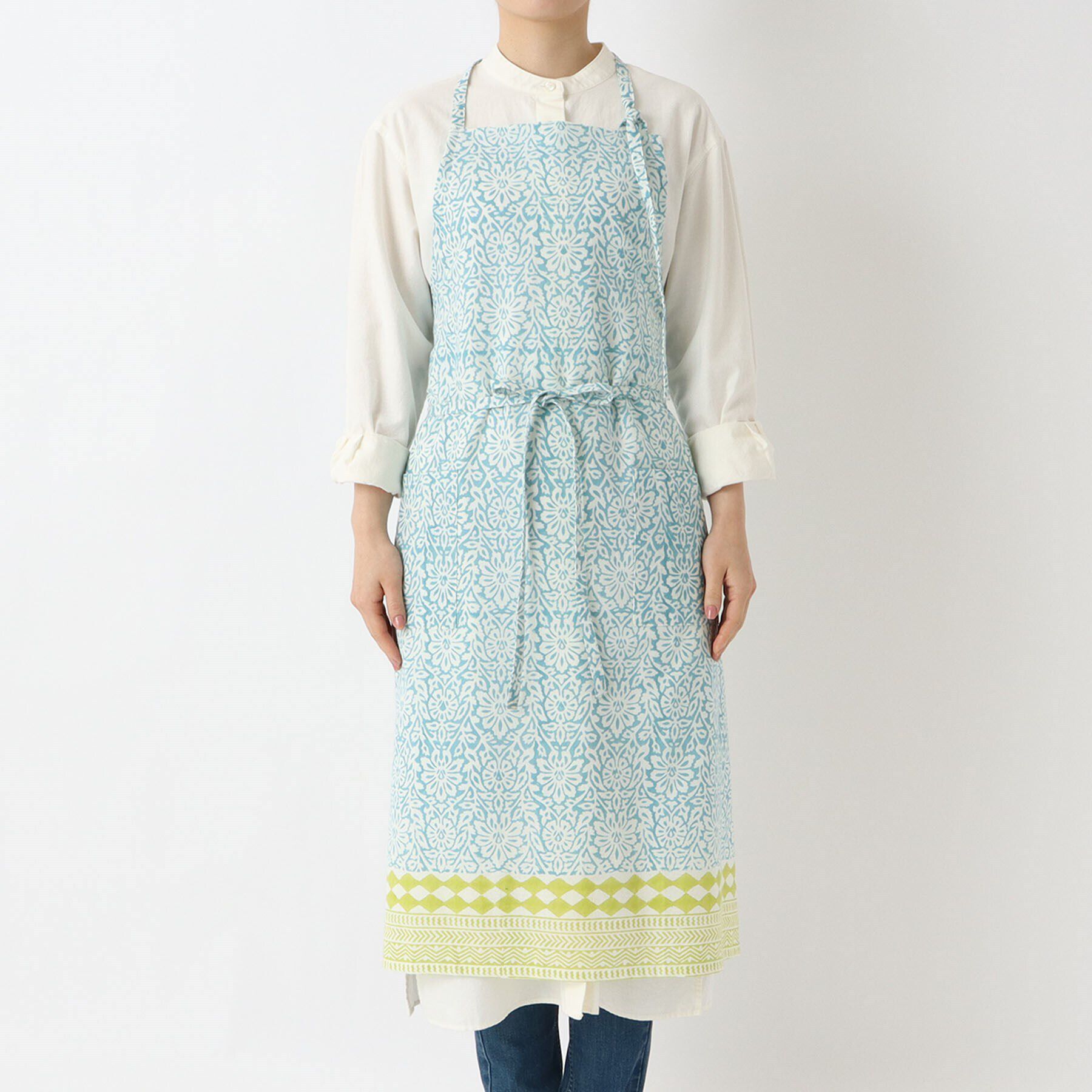 212 KITCHEN STORE「リディブロックプリントエプロン」|食器・キッチングッズ|