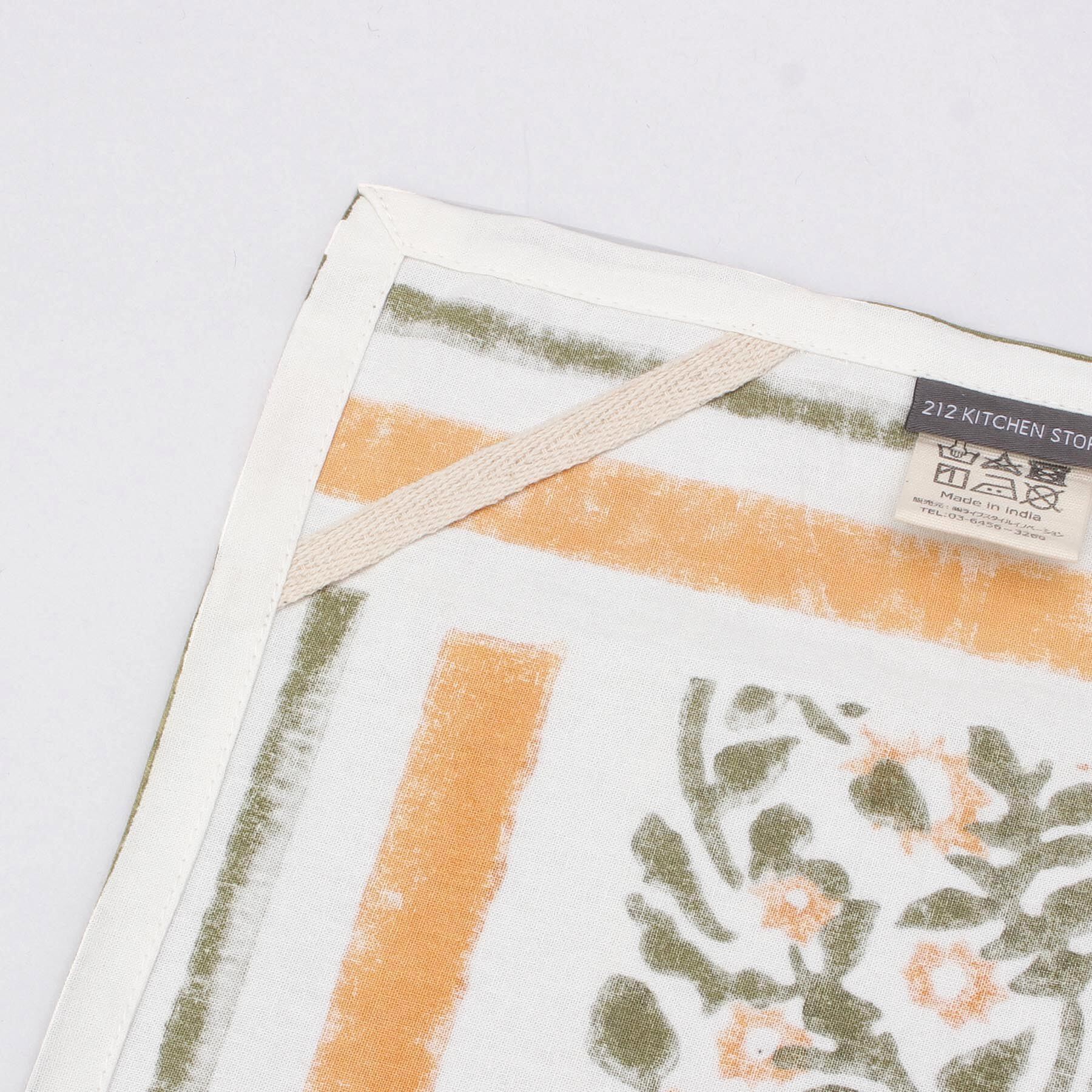 212 KITCHEN STORE「ブロックプリント マルチクロスS MU ＜212Kオリジナル＞」|食器・キッチングッズ|