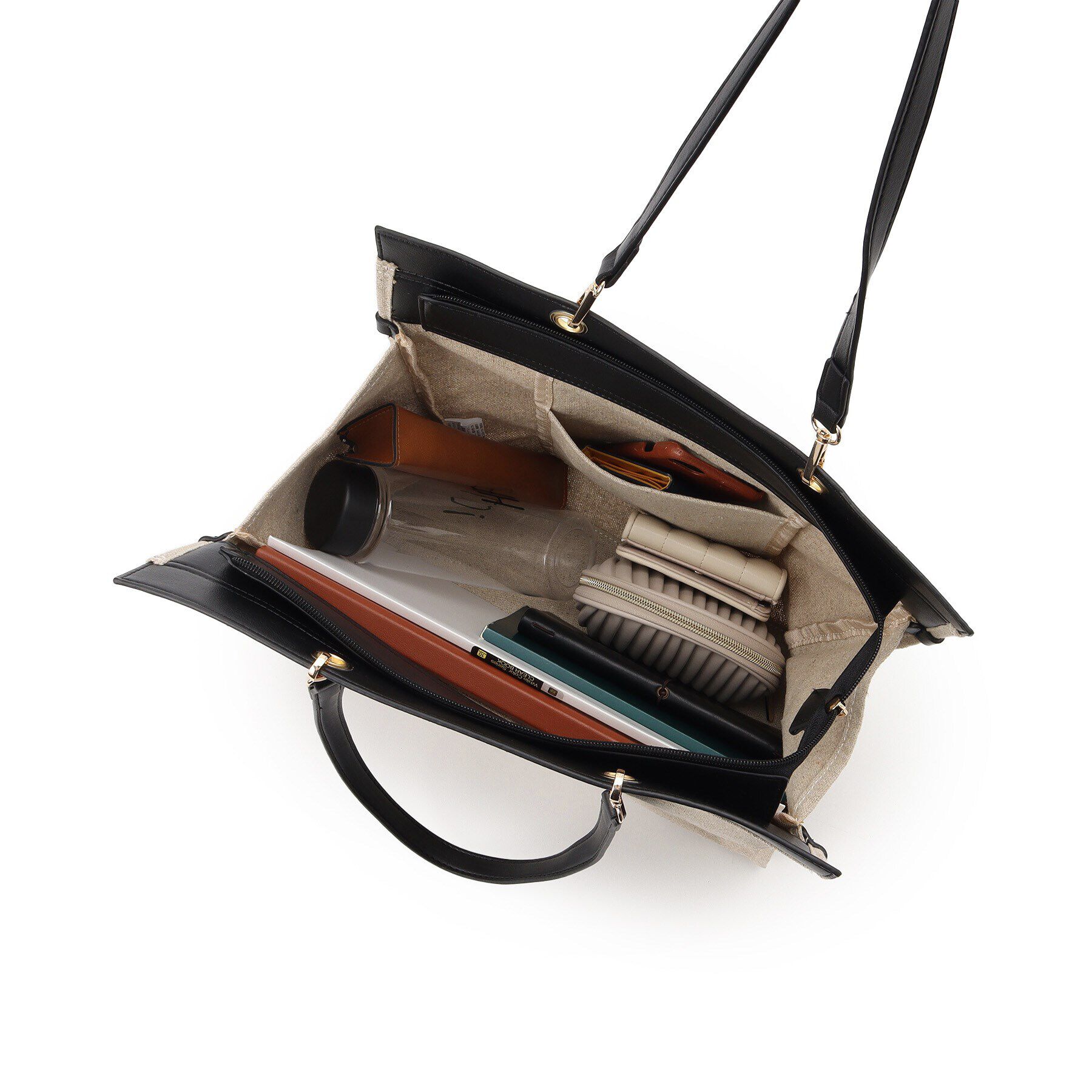 Ober Tashe「トートバッグ リネン イニシャルトート」|トートバッグ|