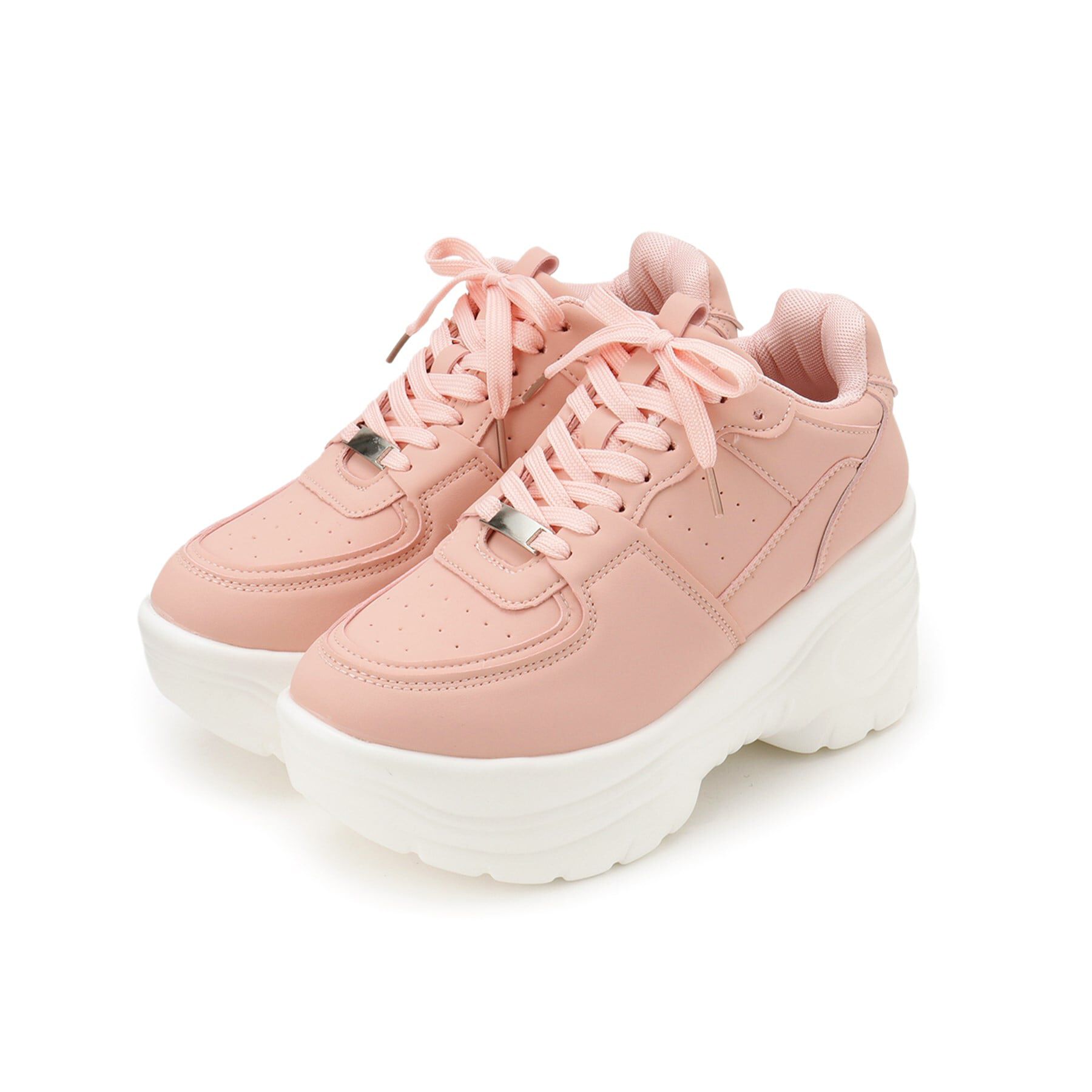 csT&P「厚底ソールレースアップ スニーカー」|スニーカー|