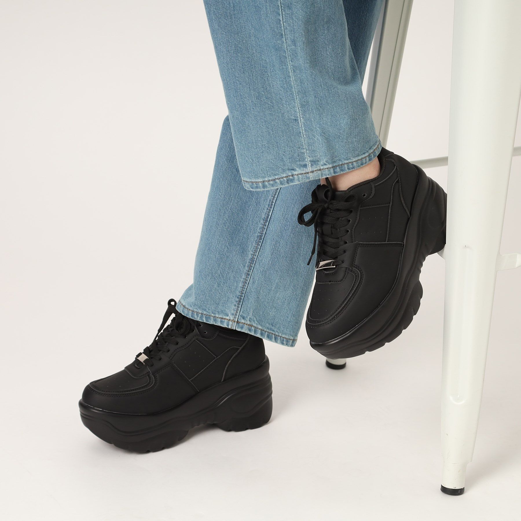 csT&P「厚底ソールレースアップ スニーカー」|スニーカー|