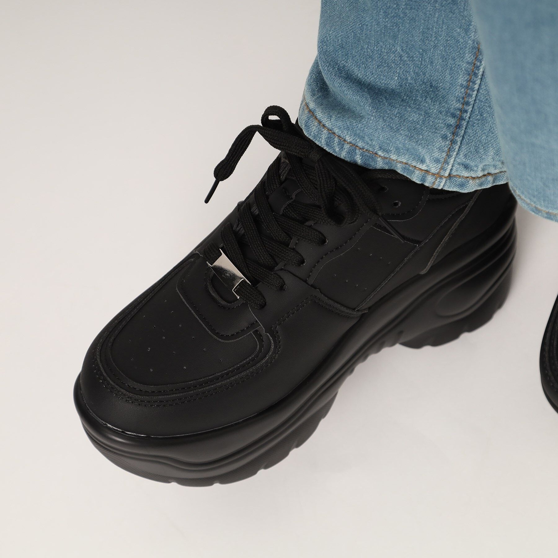 csT&P「厚底ソールレースアップ スニーカー」|スニーカー|