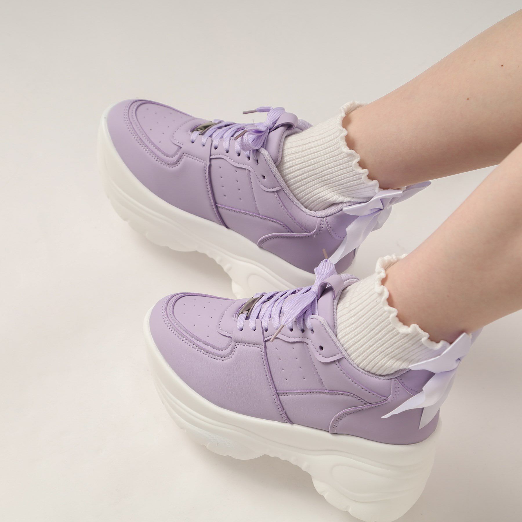 csT&P「厚底ソールレースアップ スニーカー」|スニーカー|