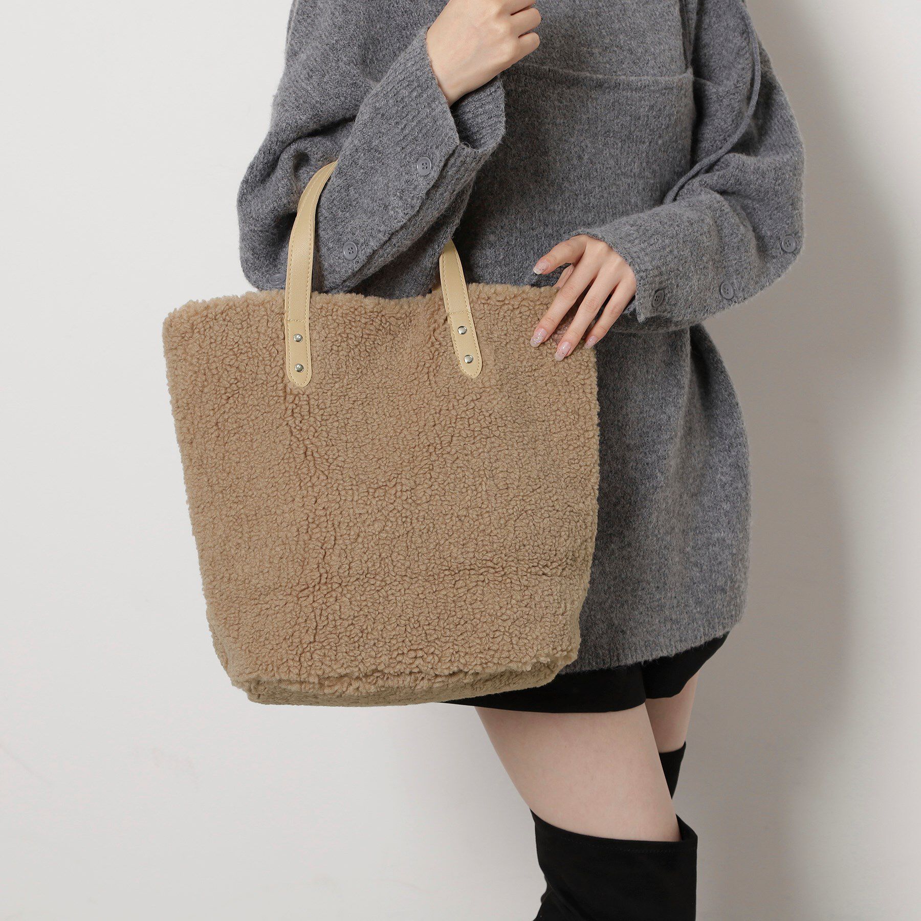 Ober Tashe「ボアトート」|トートバッグ|