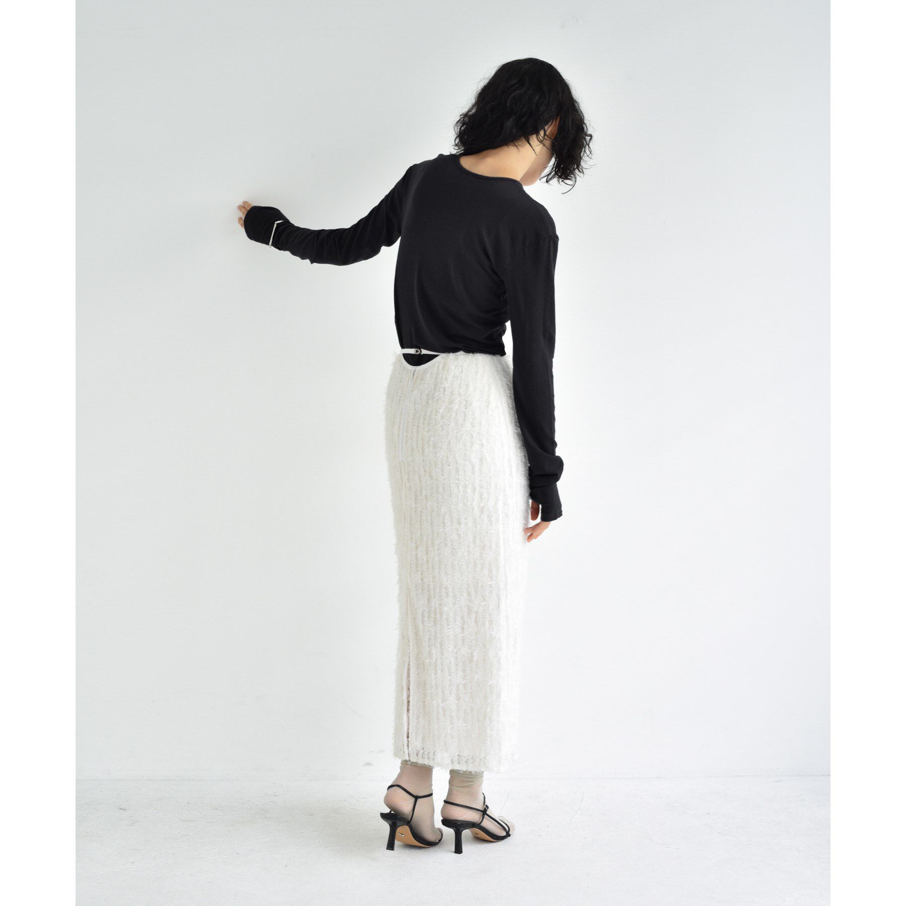 CODE A「front ribbon jersey tops」|Tシャツ・カットソー|