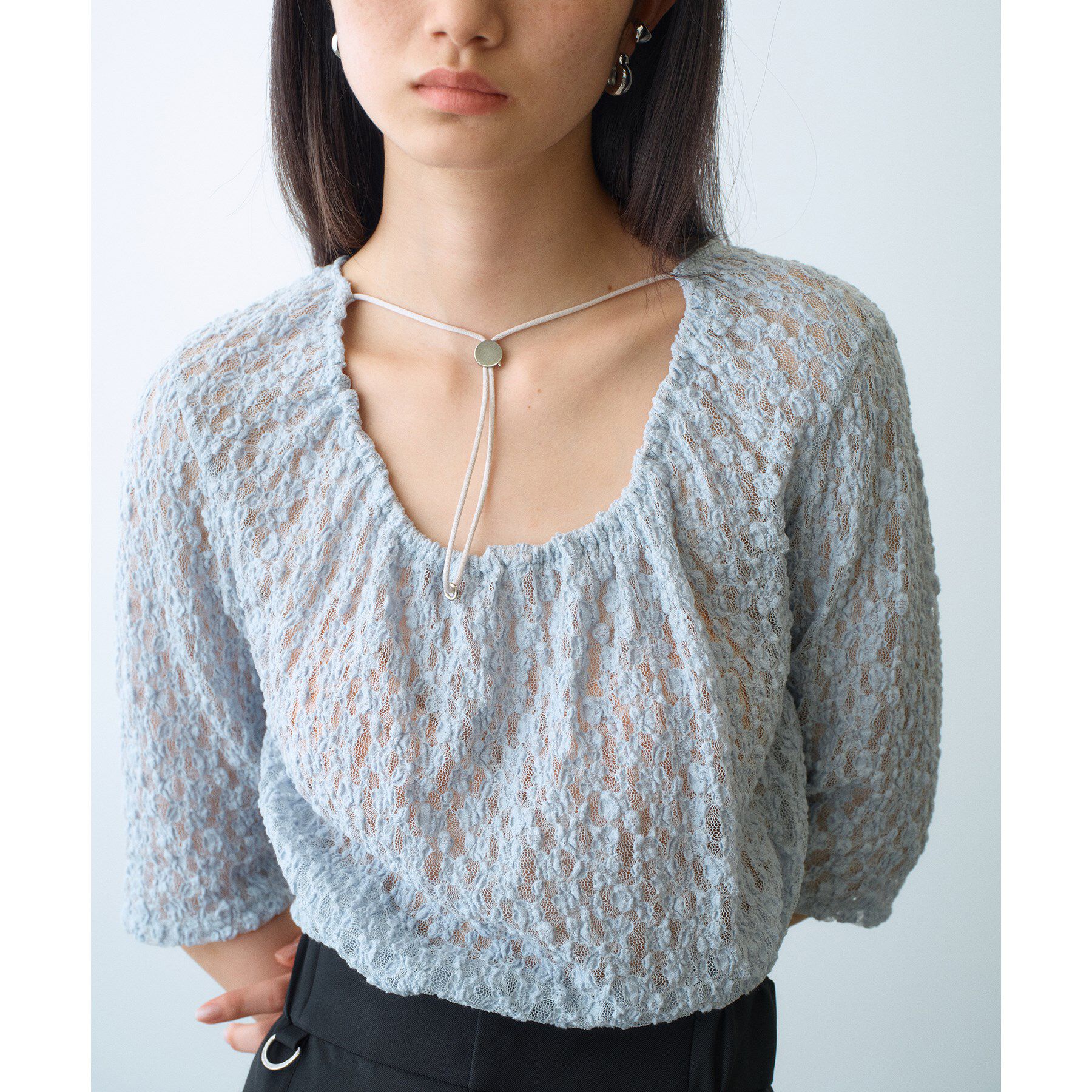 CODE A「lace layered pullover」|Tシャツ・カットソー|