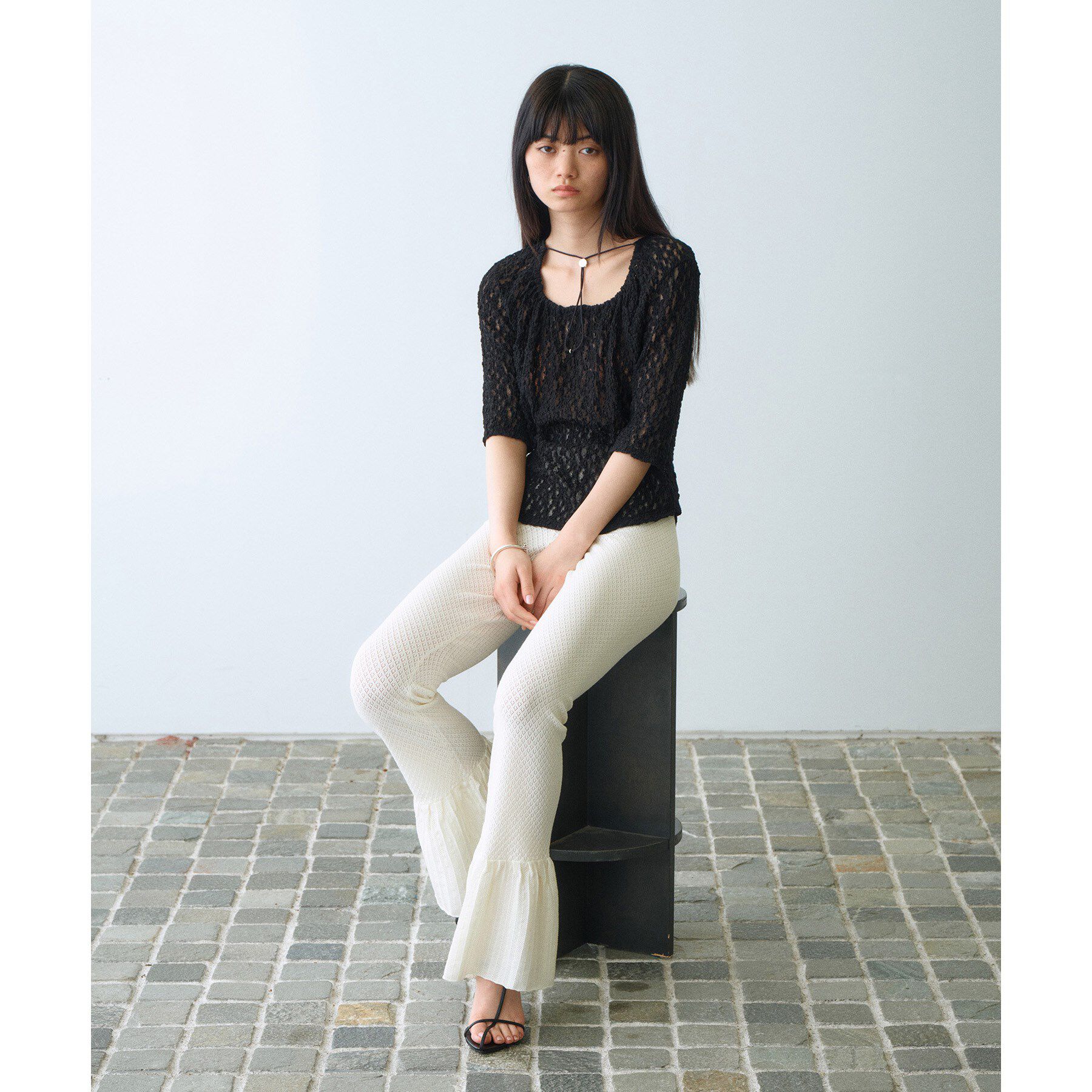 CODE A「lace layered pullover」|Tシャツ・カットソー|