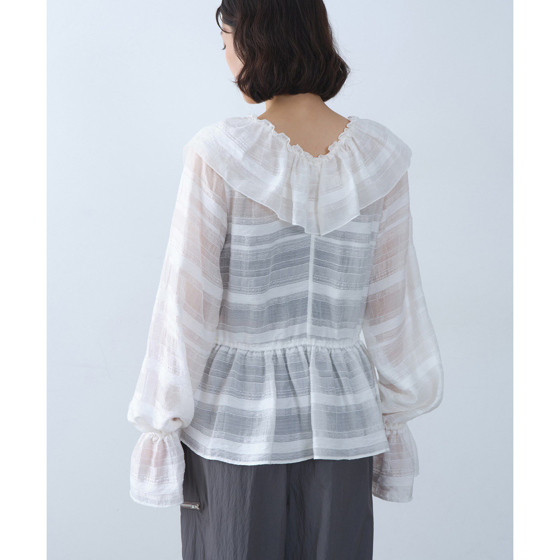 CODE A「dream ruffle lace blouse」|シャツ・ブラウス|