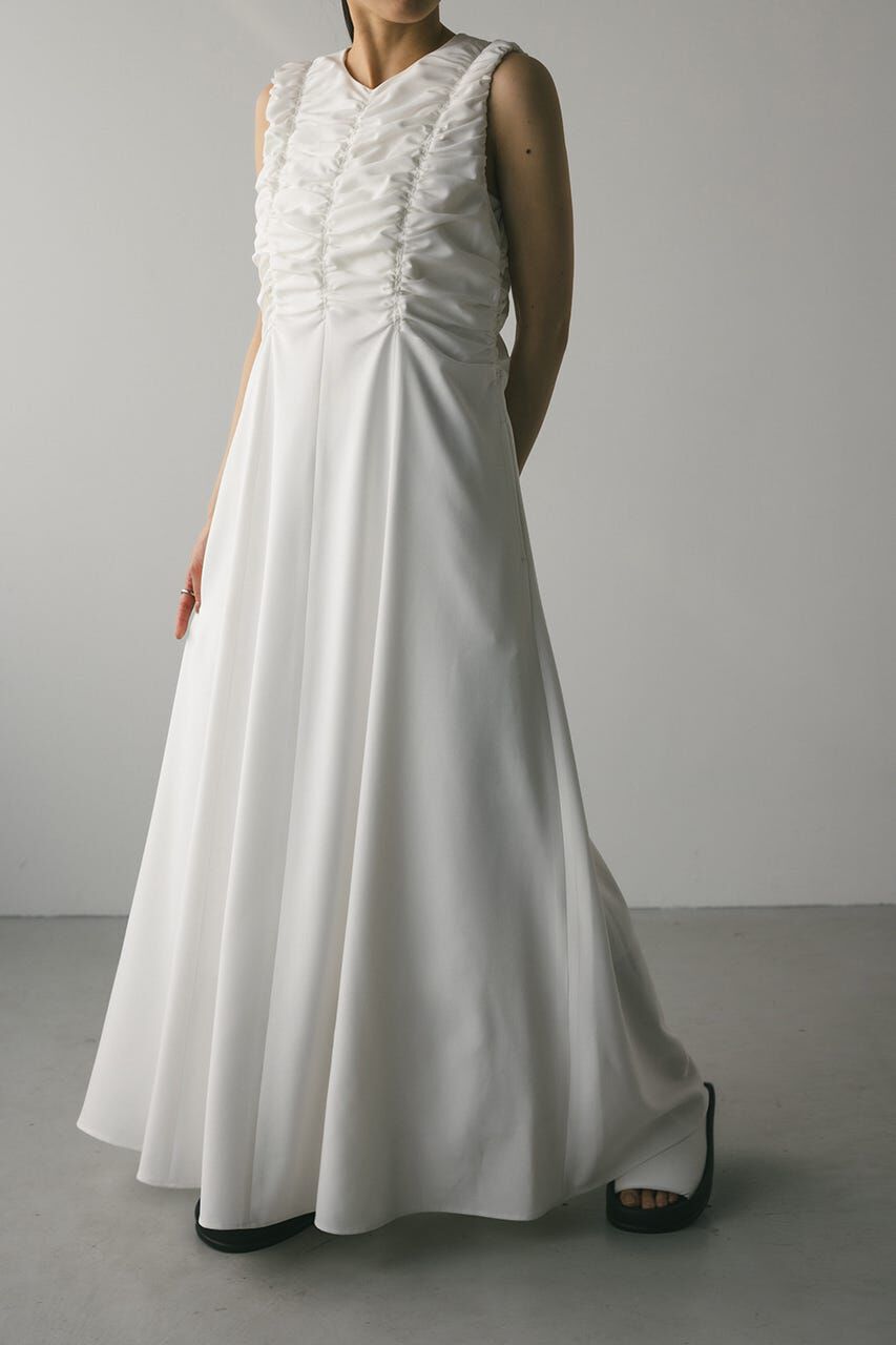 STYLEMIXER「シャーリングギャザーワンピース」|ワンピース|