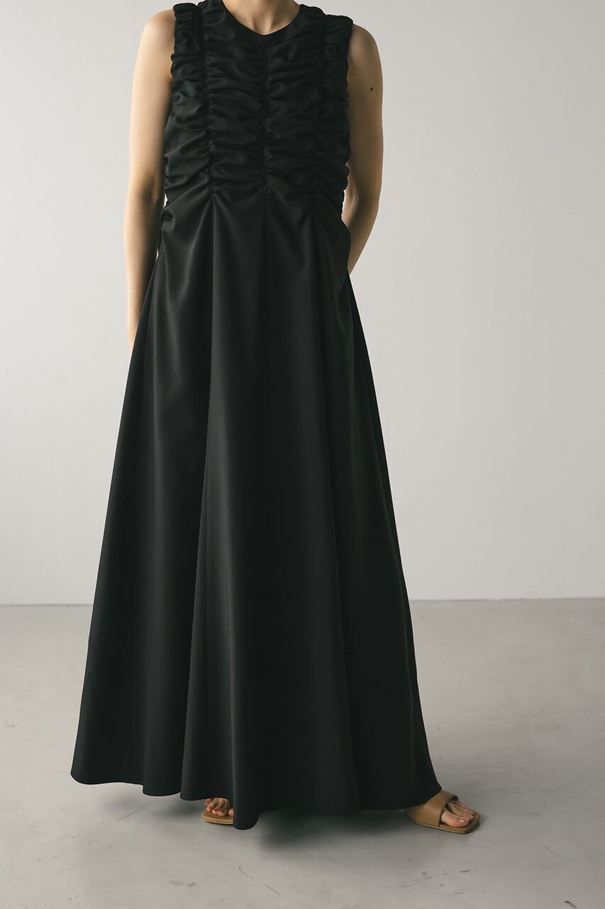 STYLEMIXER「シャーリングギャザーワンピース」|ワンピース|