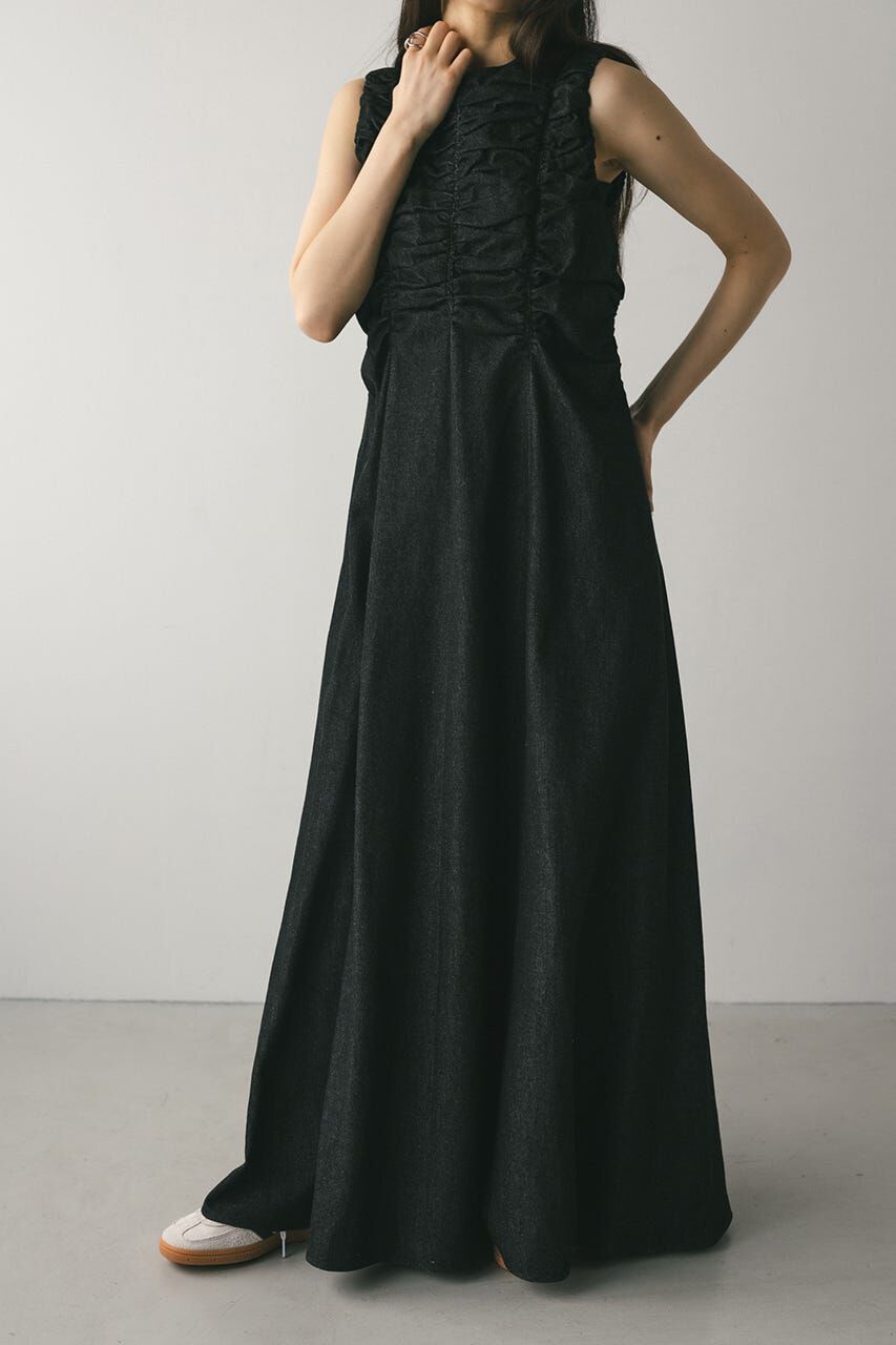 STYLEMIXER「シャーリングギャザーワンピース」|ワンピース|