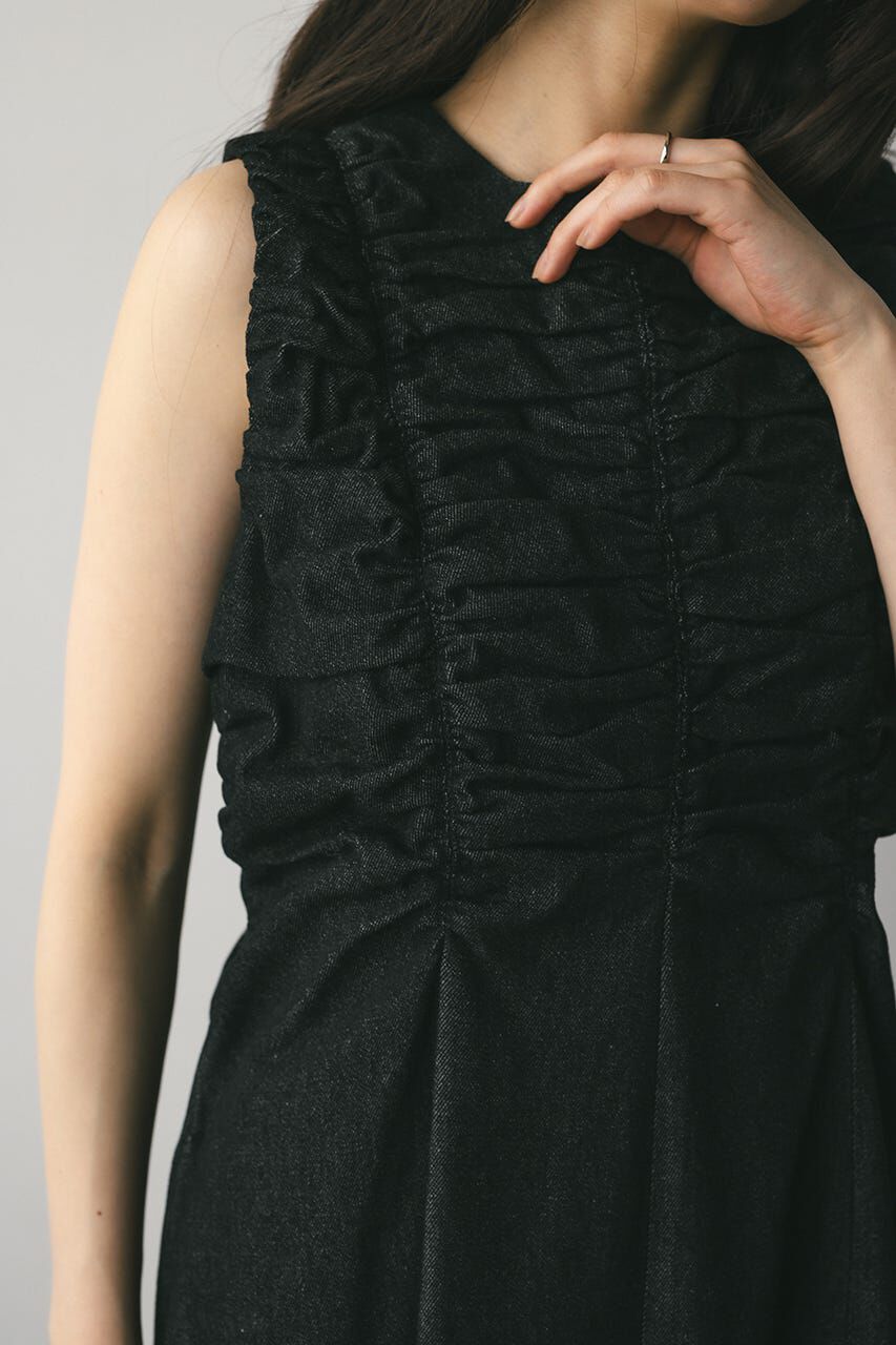 STYLEMIXER「シャーリングギャザーワンピース」|ワンピース|