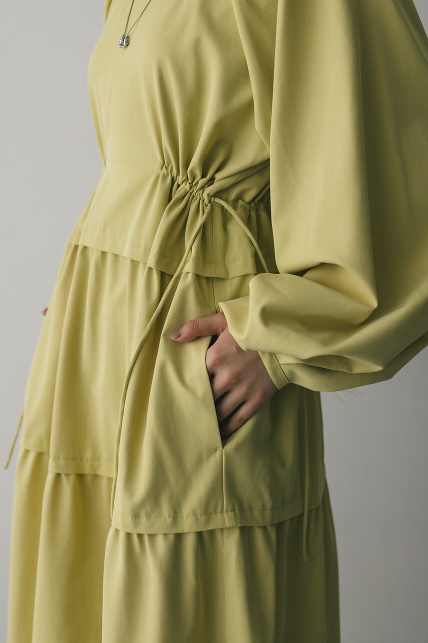 STYLEMIXER「ウエストドロストティアードワンピース」|ワンピース|