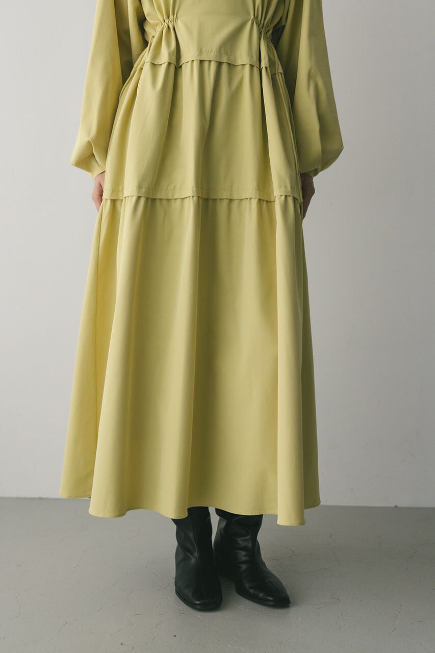 STYLEMIXER「ウエストドロストティアードワンピース」|ワンピース|