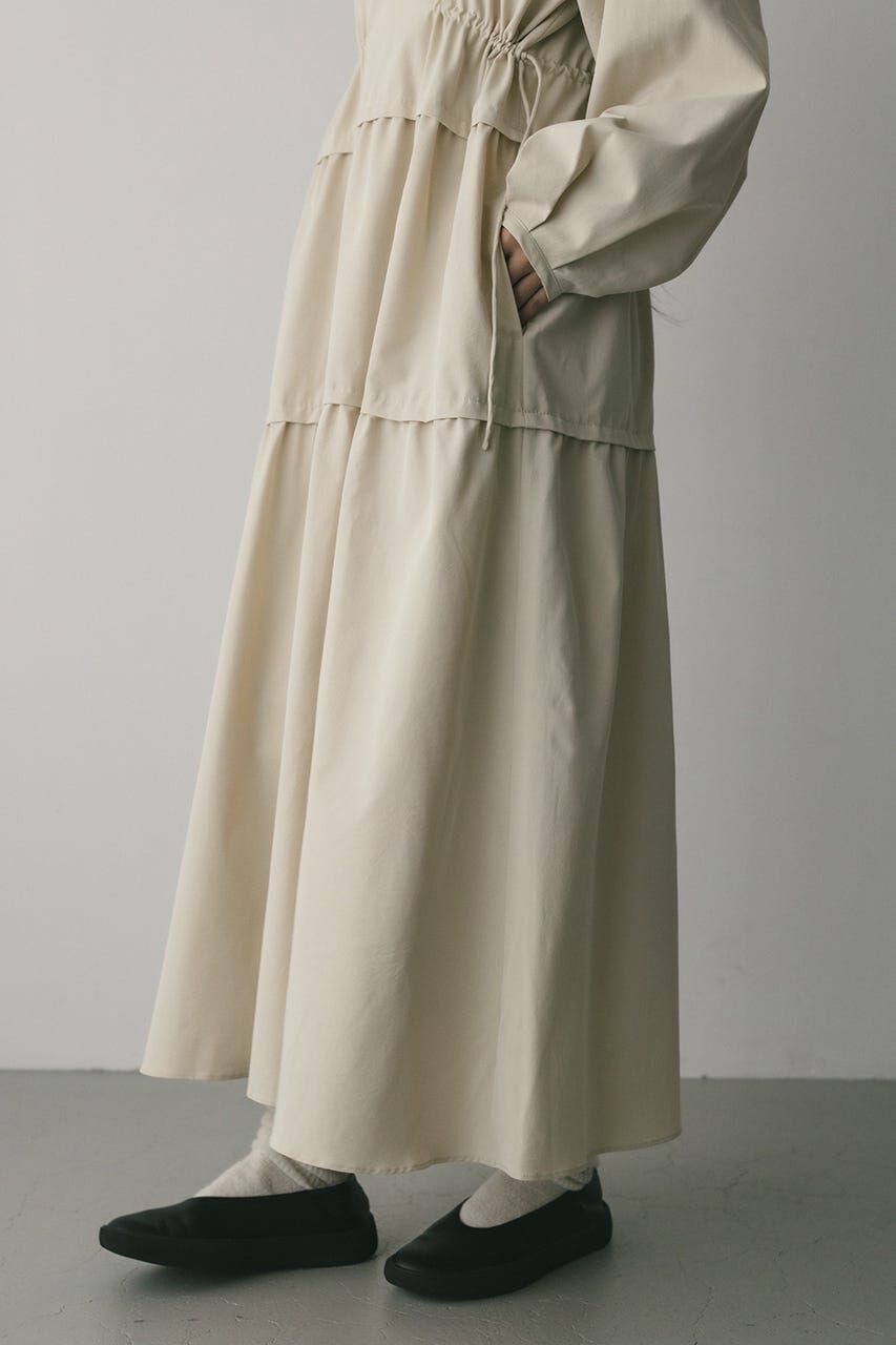 STYLEMIXER「ウエストドロストティアードワンピース」|ワンピース|