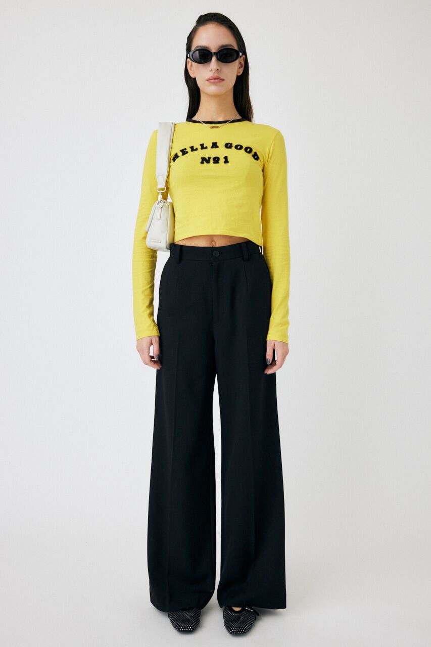 MOUSSY「CENTER PRESS FLARE パンツ」|その他|