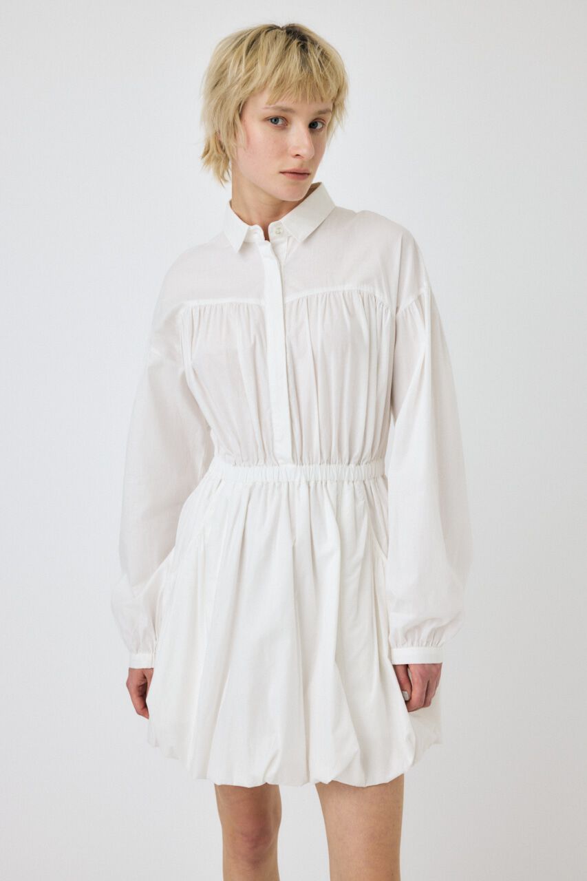 MOUSSY「BALLOON SHIRT ドレス」|ワンピース|