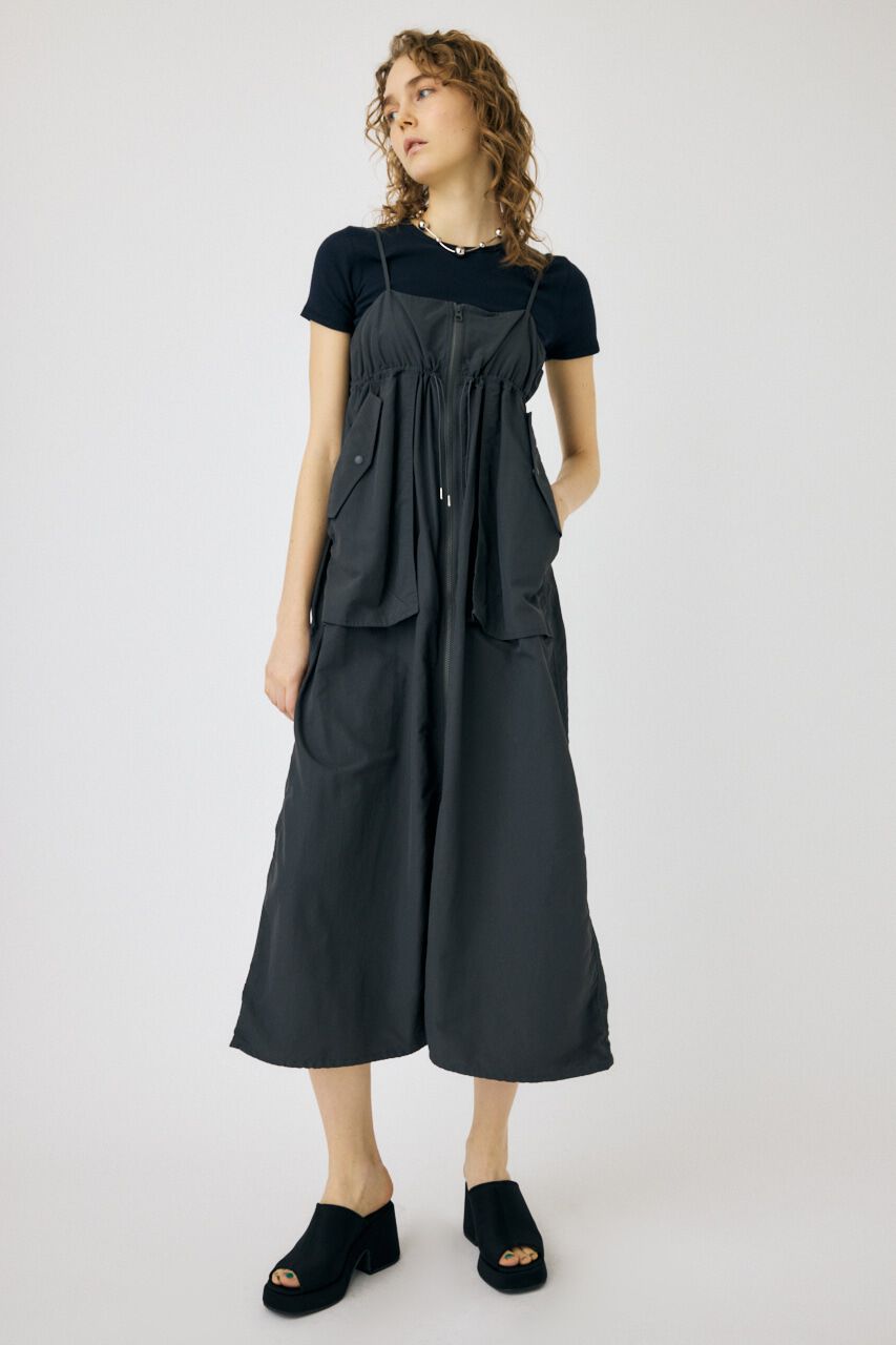 MOUSSY「MILITARY CAMI ドレス」|ワンピース|D/GRY3