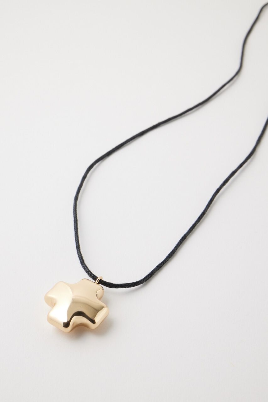 MOUSSY「PUFFED CROSS チョーカー」|ネックレス|