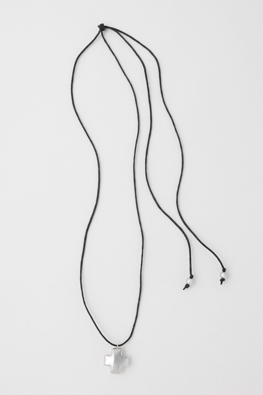 MOUSSY「PUFFED CROSS チョーカー」|ネックレス|SLV