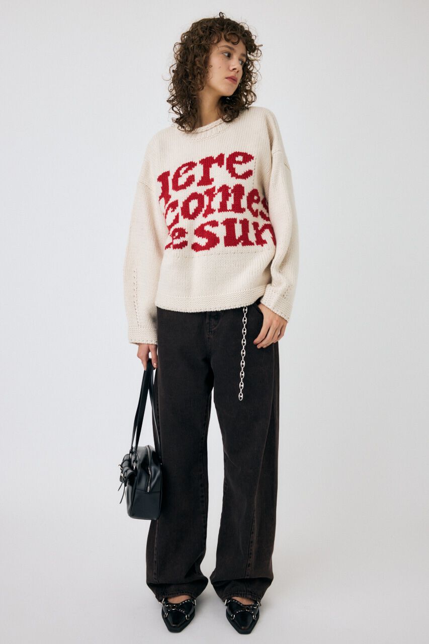 MOUSSY「LETTERED セーター」|ニット・セーター|
