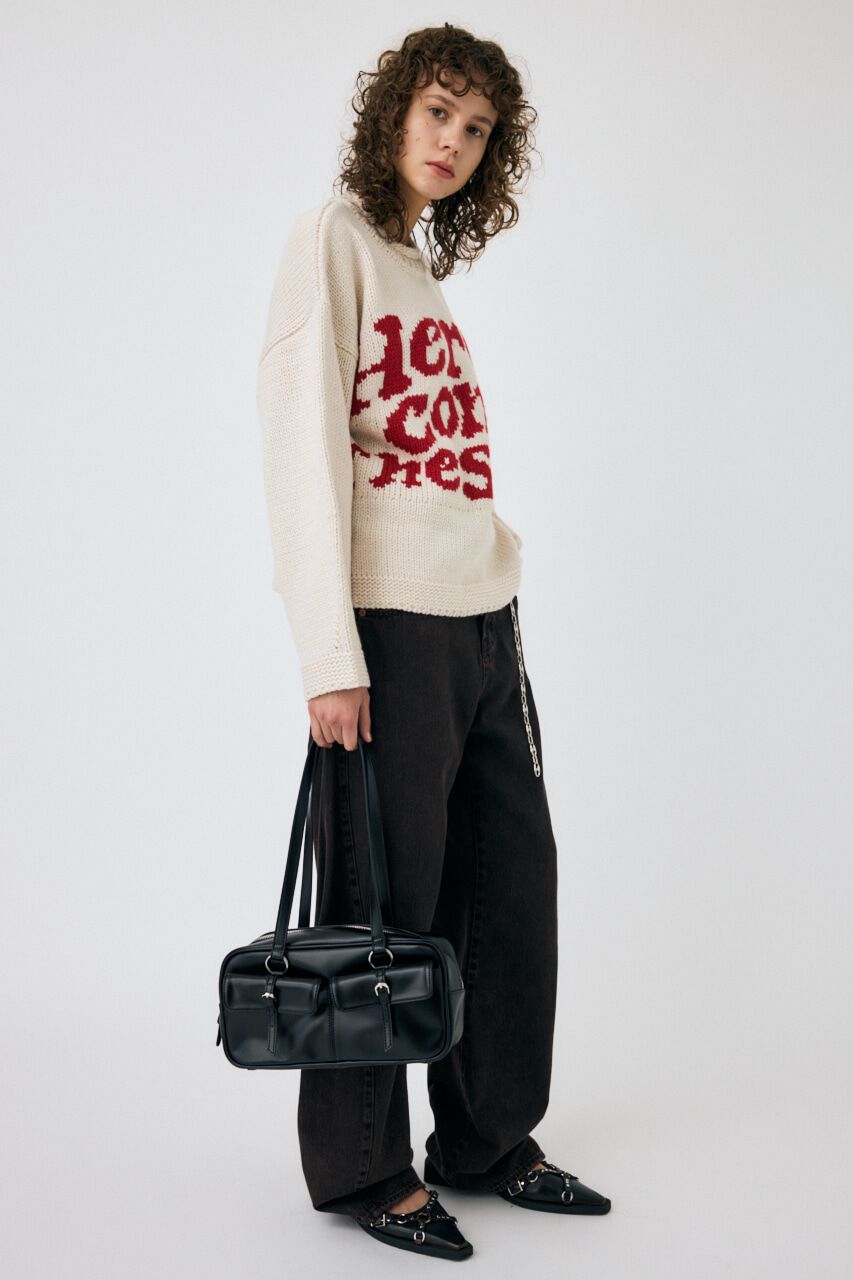 MOUSSY「LETTERED セーター」|ニット・セーター|