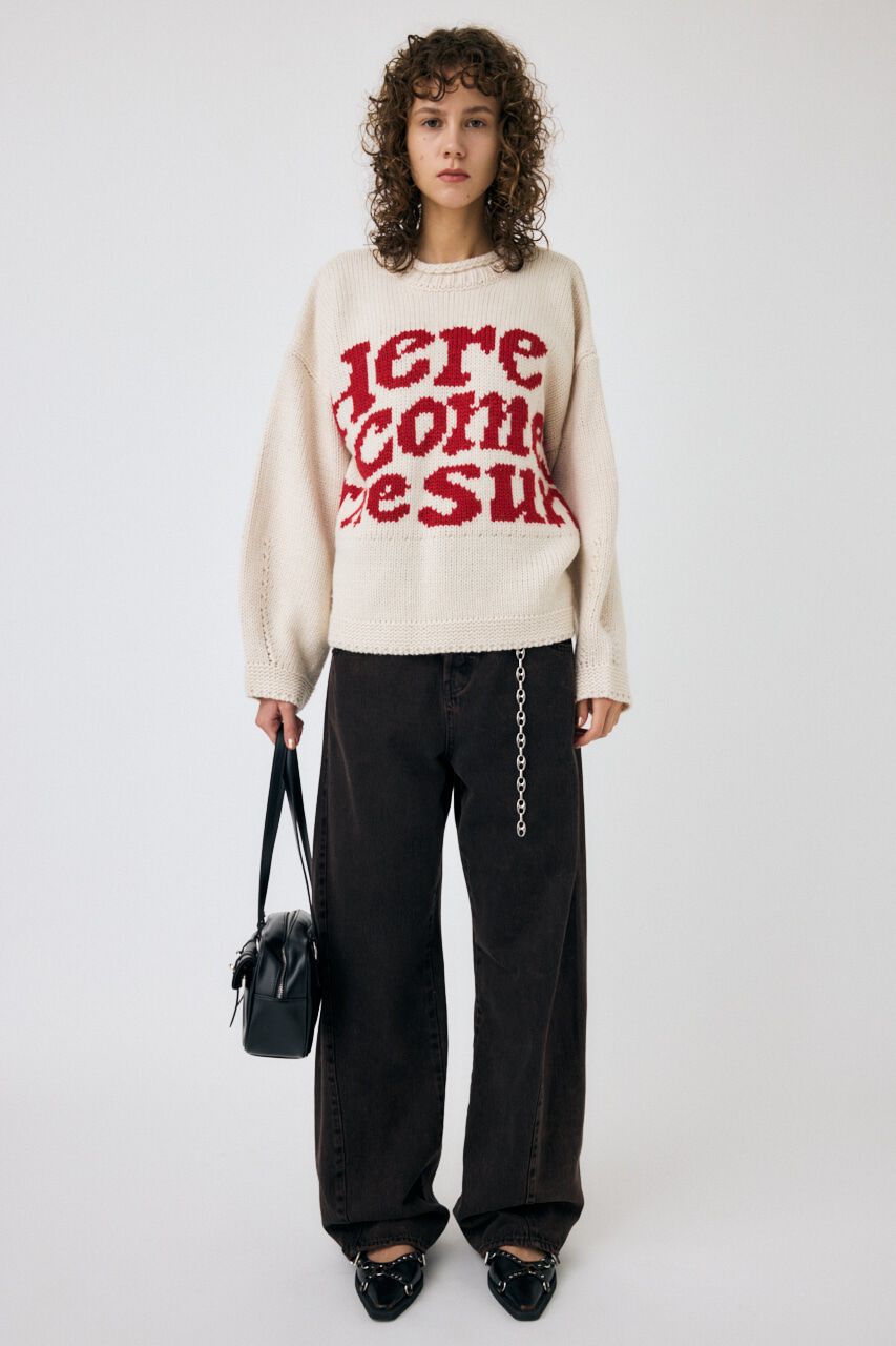 MOUSSY「LETTERED セーター」|ニット・セーター|