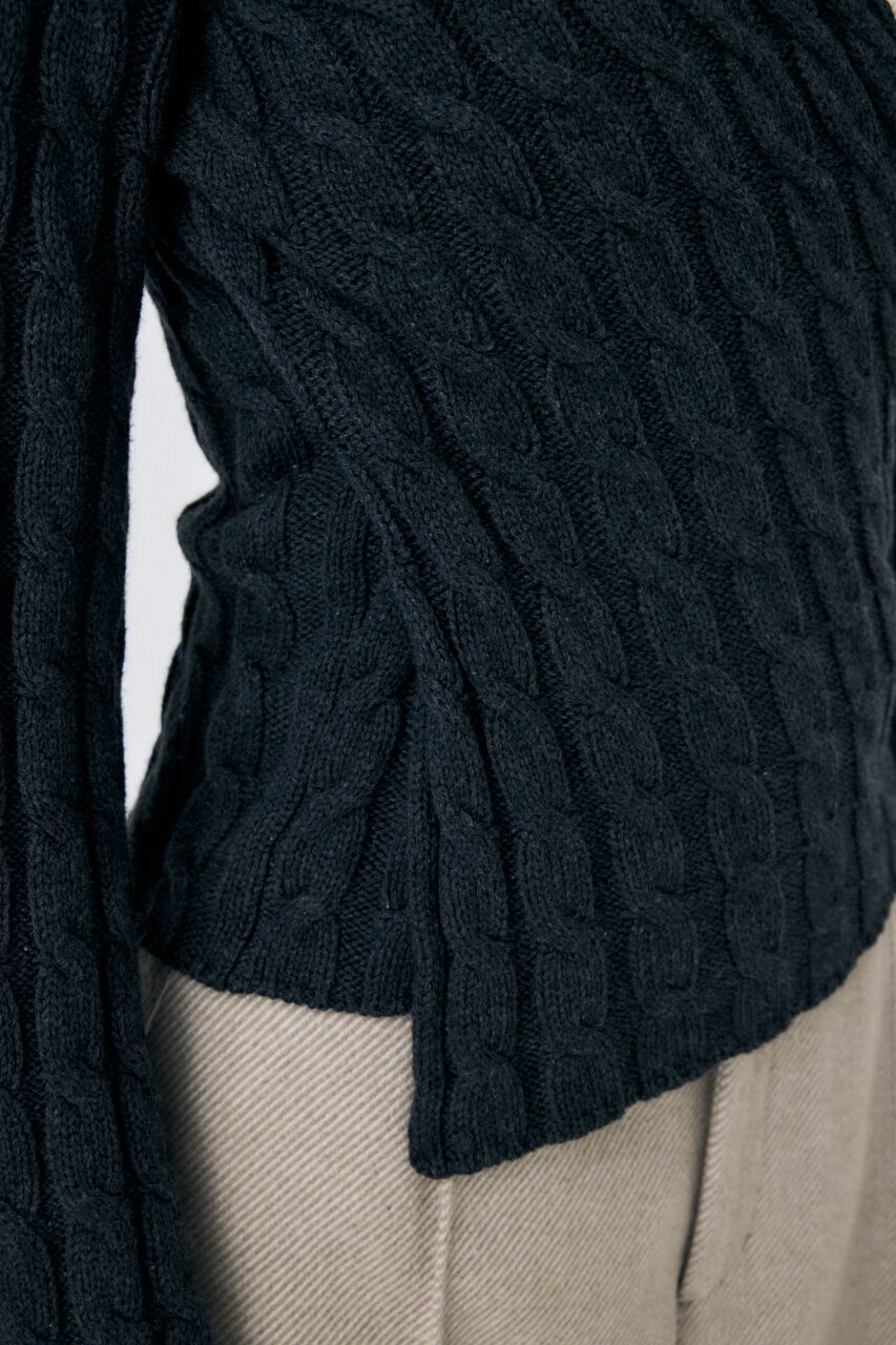 MOUSSY「CABLE LINE ニット」|ニット・セーター|