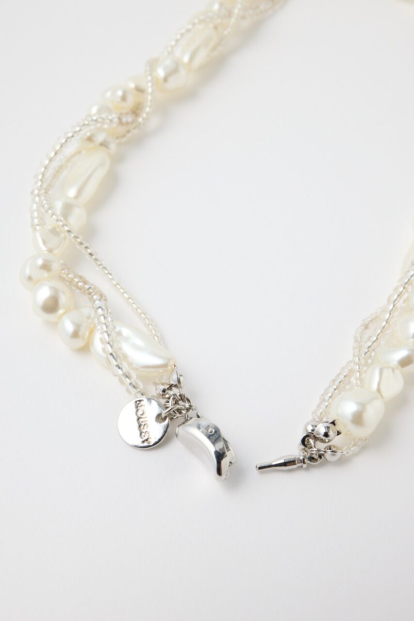 MOUSSY「BAROQUE PEARL TWIST ネックレス」|ネックレス|