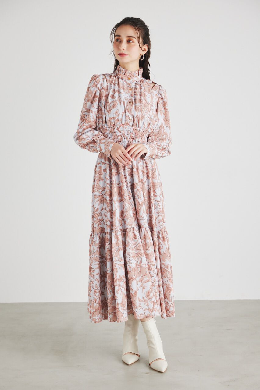 rienda「ギャザーNCパフSLV OP」|ワンピース|L/ORG1