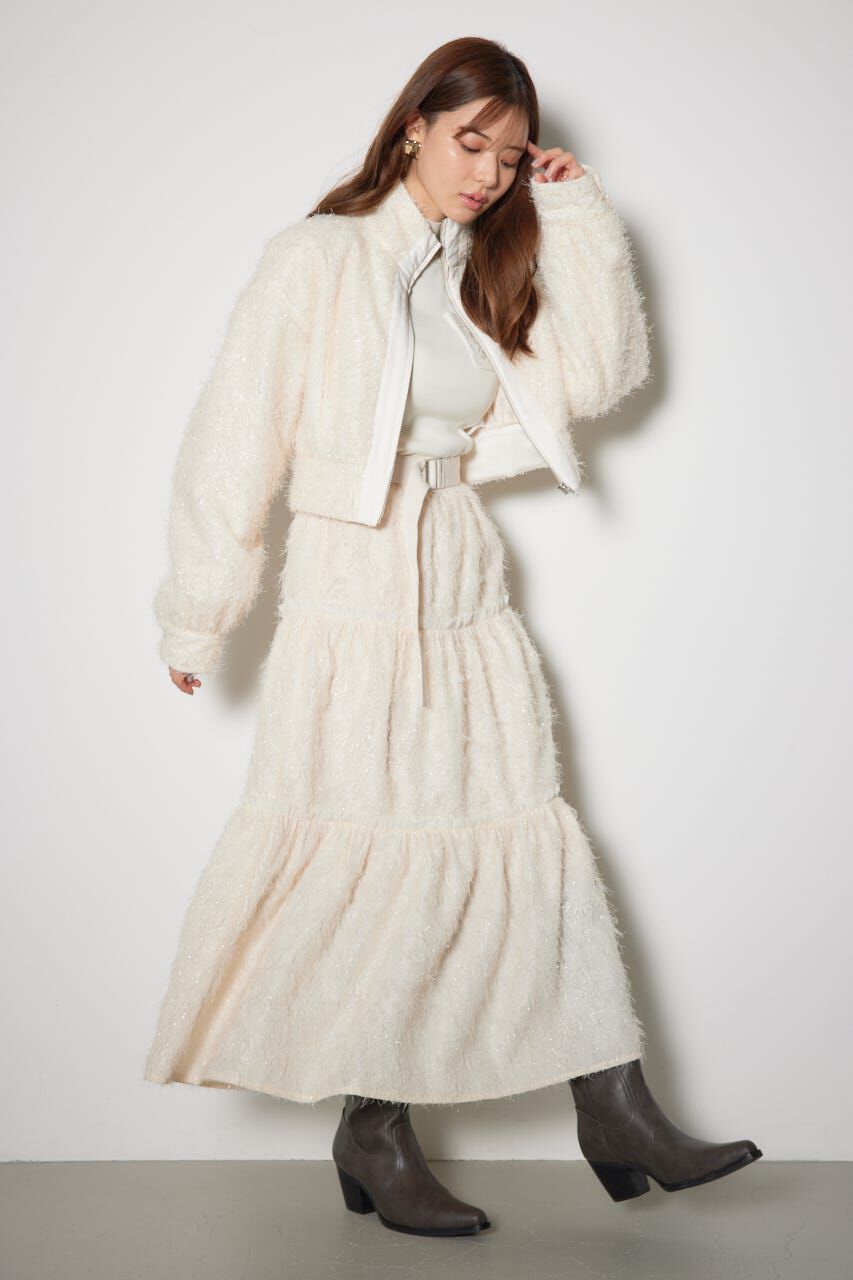 rienda「ニュアンスバリエーションフレアスカート」|スカート|