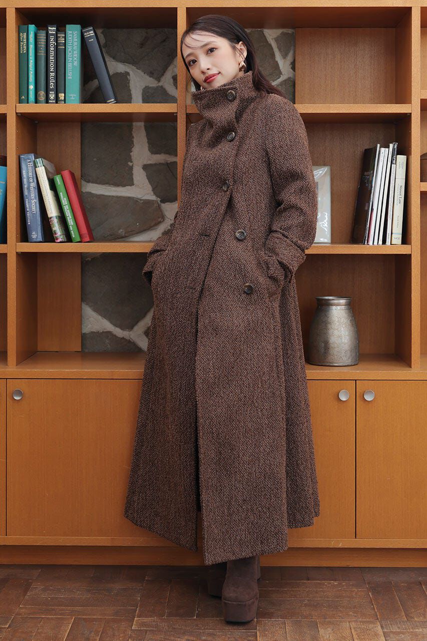 25オーバーネックシンデレララインコート（rienda）｜ルミネの