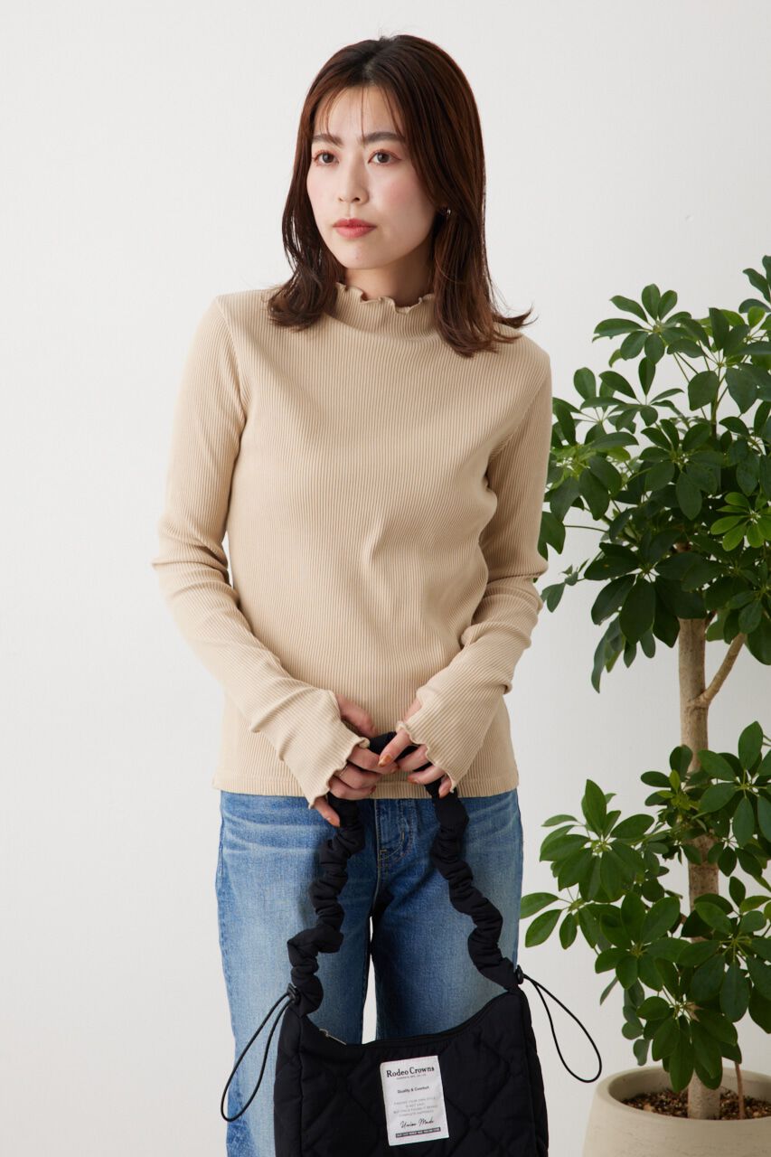 RODEO CROWNS「リブタートルトップス」|Tシャツ・カットソー|