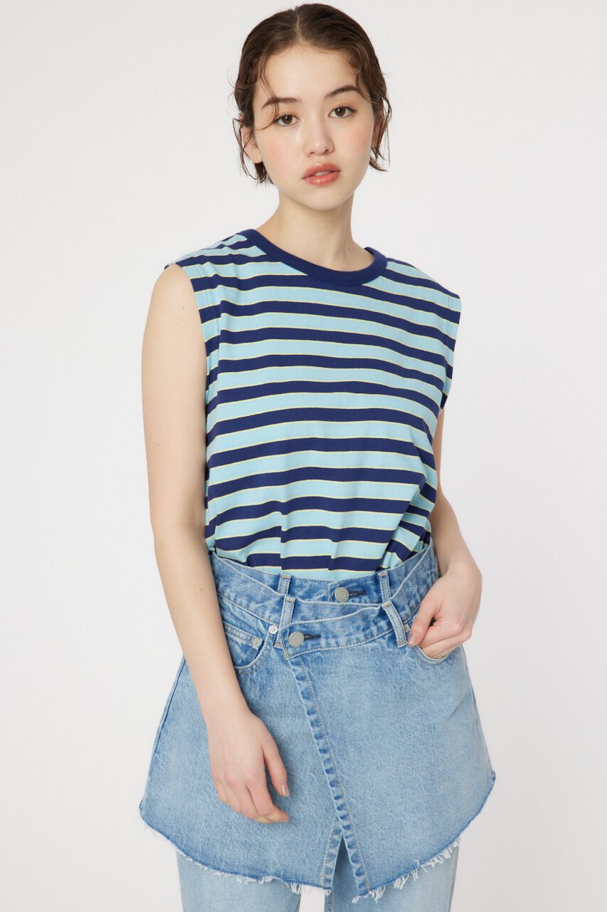 RODEO CROWNS「ラガーボーダータンクトップ」|タンクトップ|