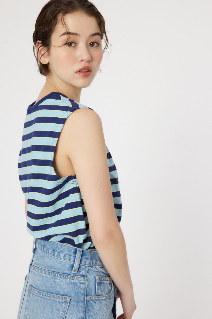 RODEO CROWNS「ラガーボーダータンクトップ」|タンクトップ|