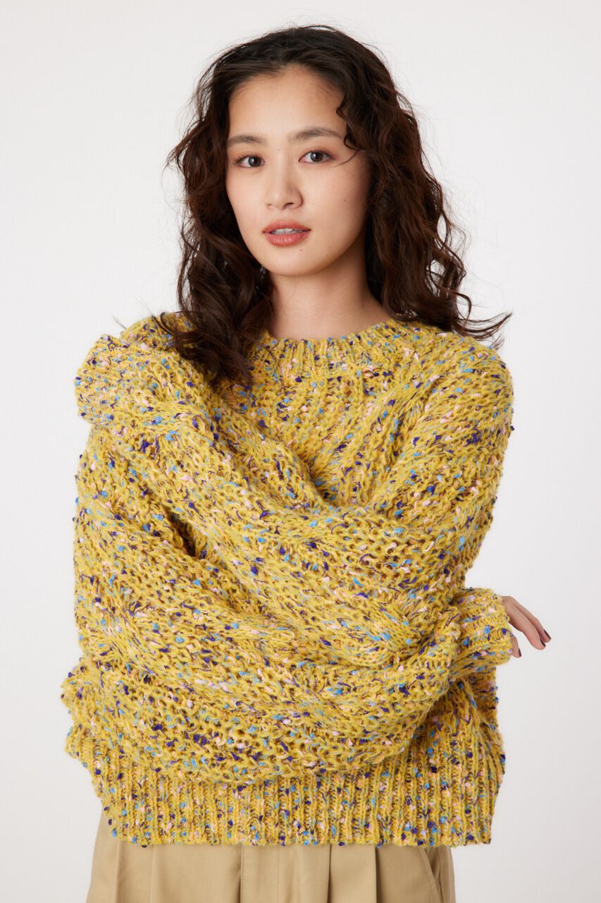 RODEO CROWNS「マルチカラーネップニット」|ニット・セーター|