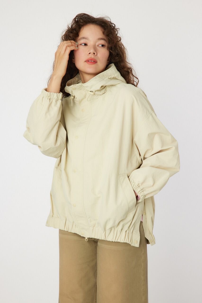 RODEO CROWNS「W/Pサイドボタンバルーンマウンテンパーカー」|ブルゾン・スタジャン|L/BEG1