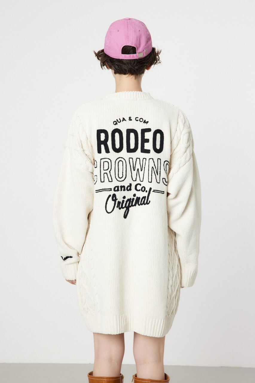 RODEO CROWNS「モールケーブルロゴニットワンピース」|ワンピース|