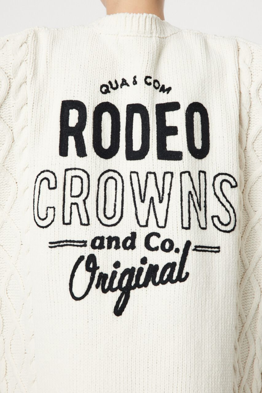 RODEO CROWNS「モールケーブルロゴニットワンピース」|ワンピース|