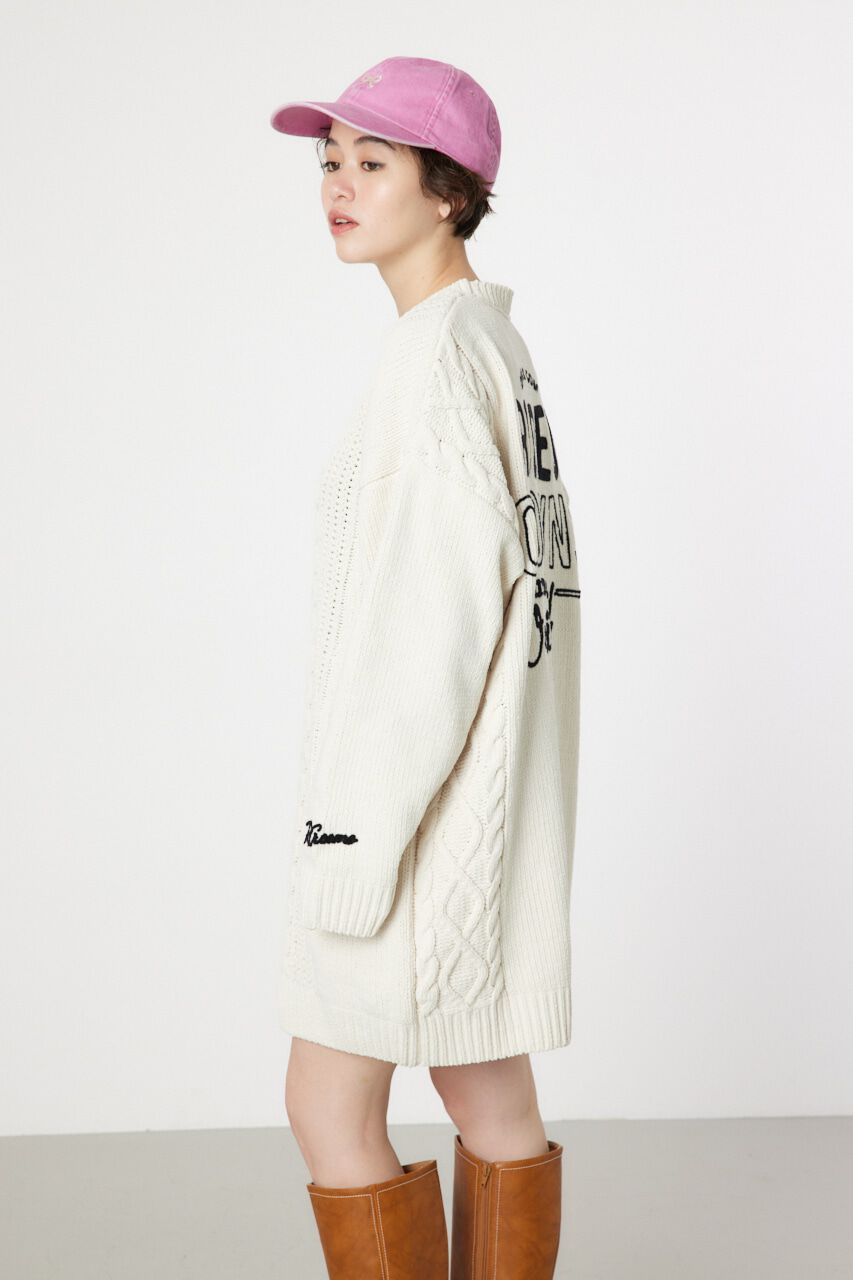 RODEO CROWNS「モールケーブルロゴニットワンピース」|ワンピース|