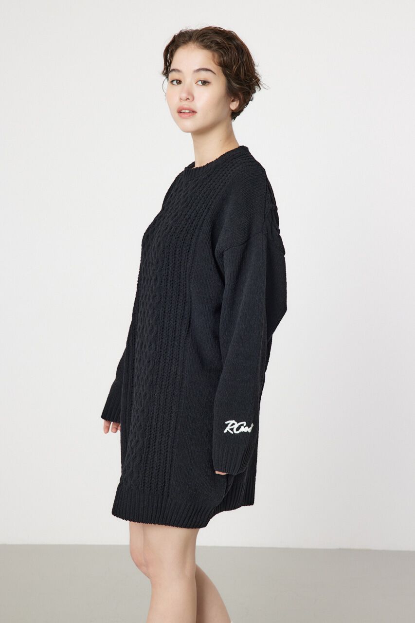 RODEO CROWNS「モールケーブルロゴニットワンピース」|ワンピース|