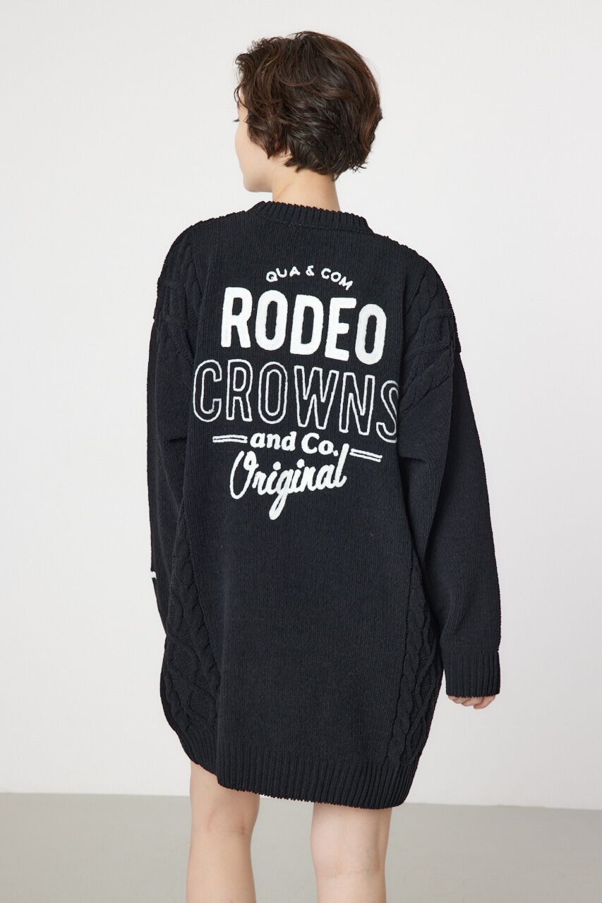 RODEO CROWNS「モールケーブルロゴニットワンピース」|ワンピース|