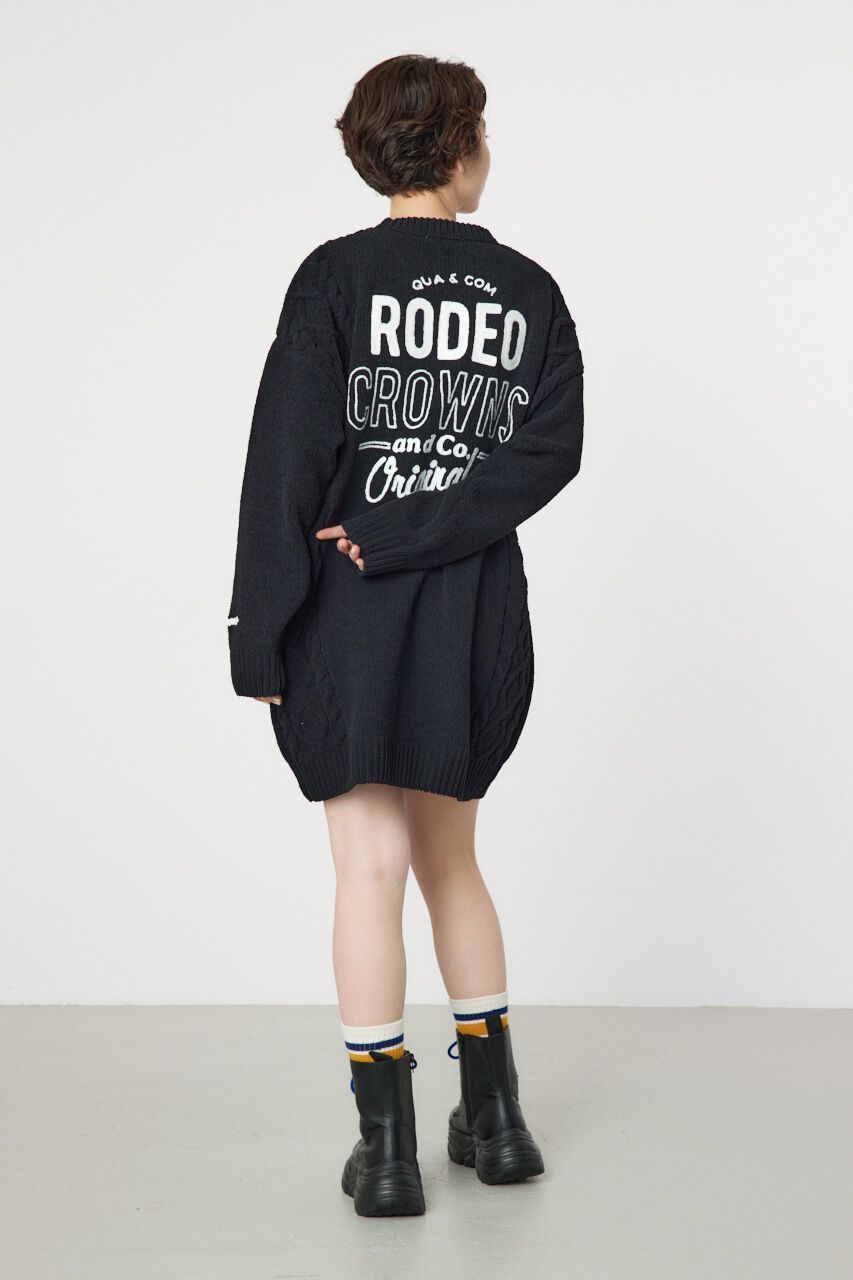 RODEO CROWNS「モールケーブルロゴニットワンピース」|ワンピース|
