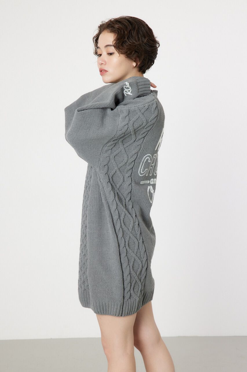 RODEO CROWNS「モールケーブルロゴニットワンピース」|ワンピース|