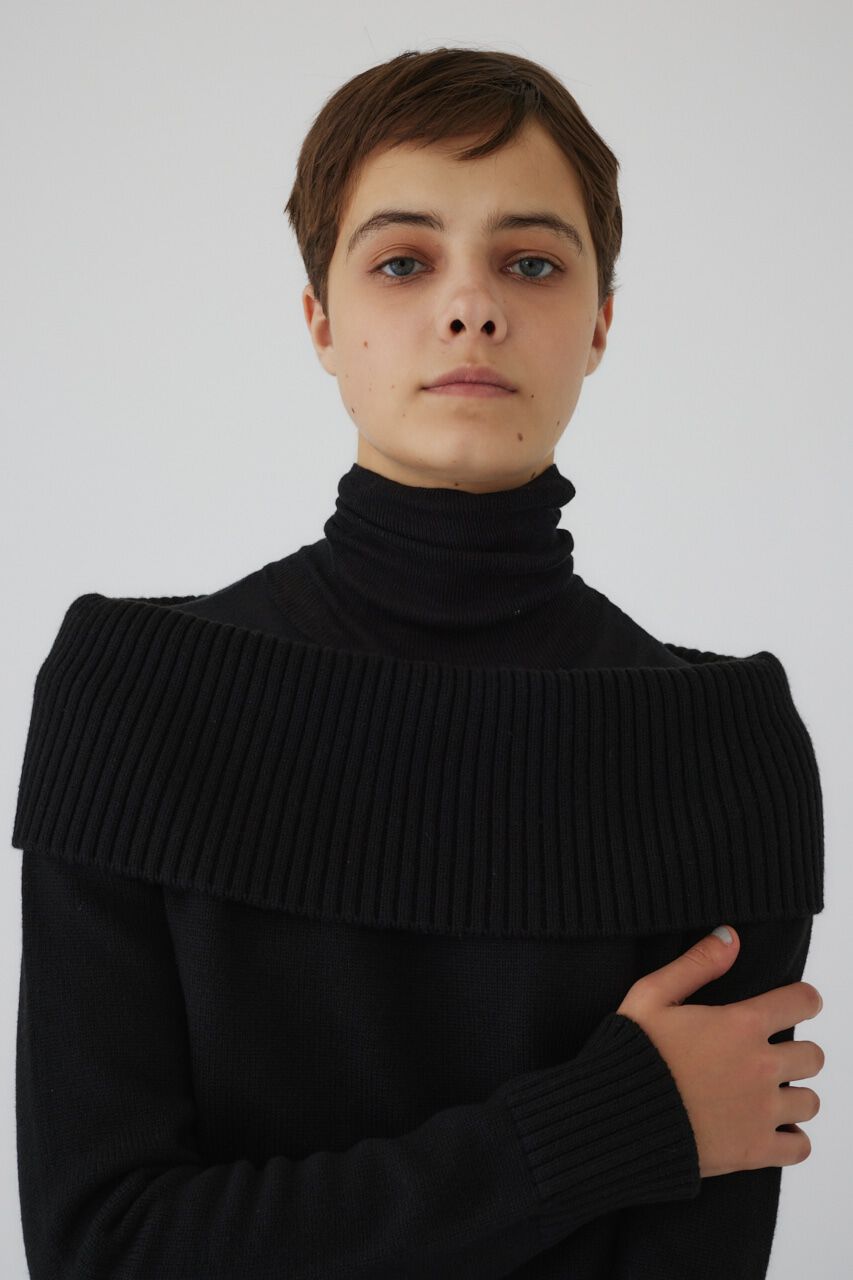 RIM.ARK 「Docking off shoulder tops」|ニット・セーター|