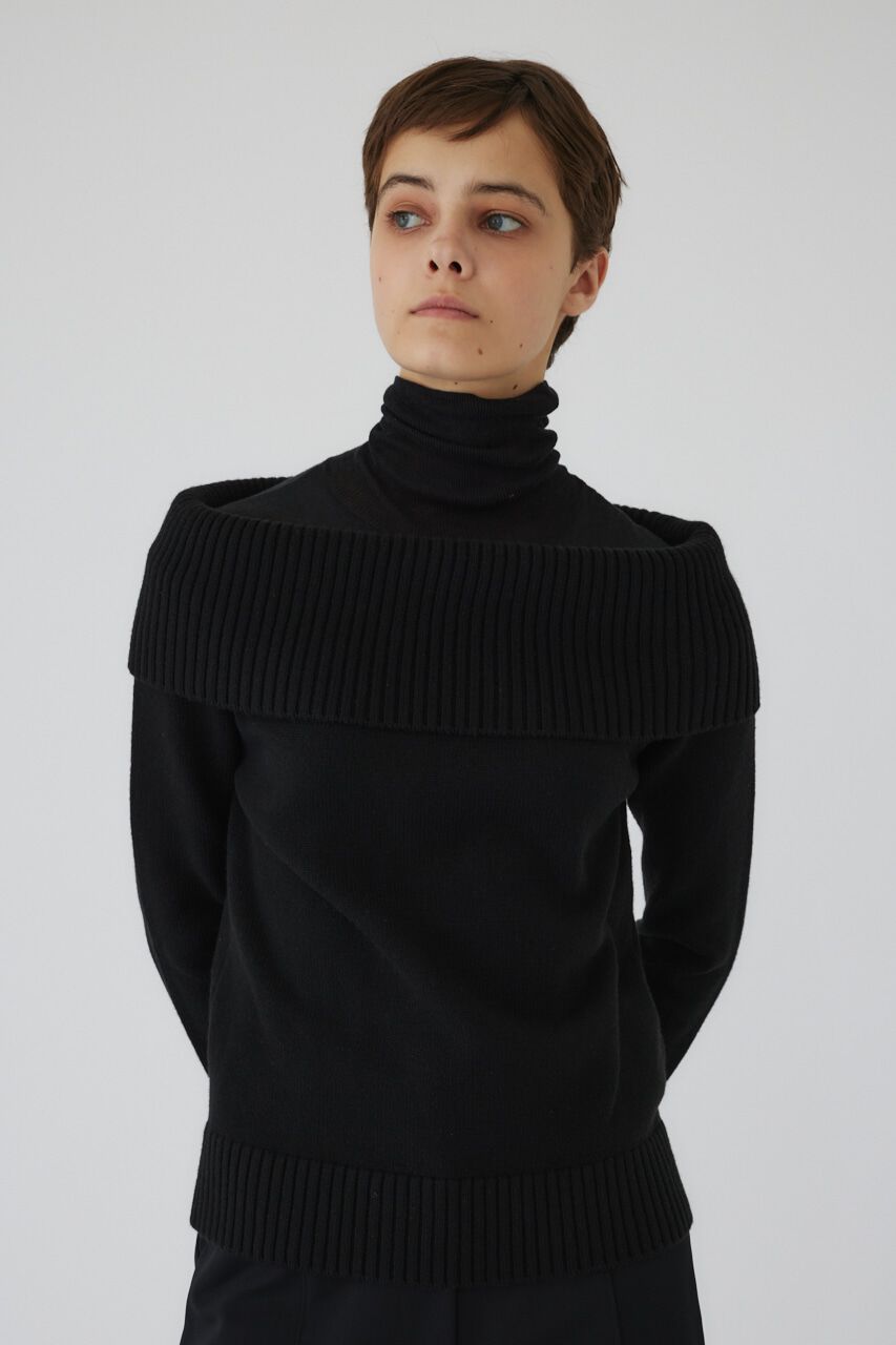 RIM.ARK 「Docking off shoulder tops」|ニット・セーター|