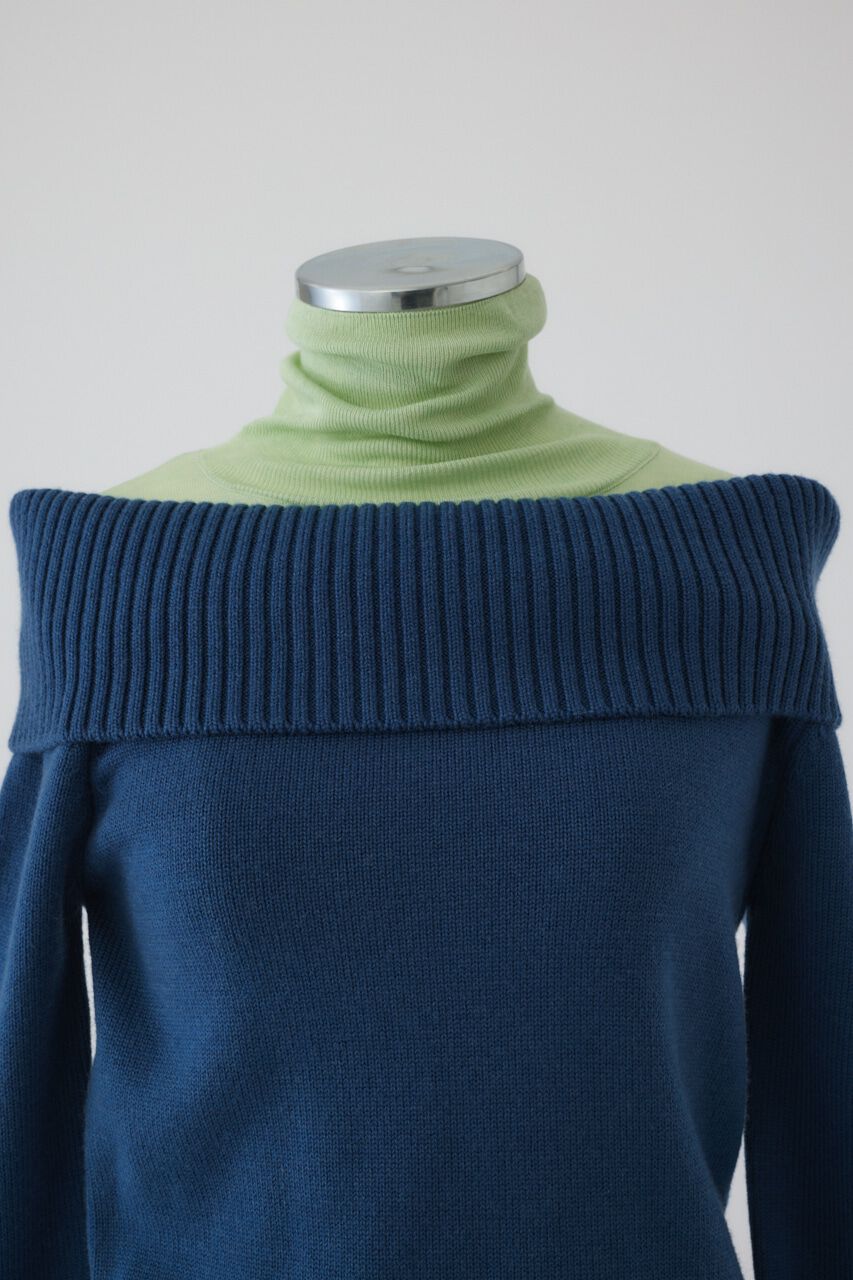 RIM.ARK 「Docking off shoulder tops」|ニット・セーター|