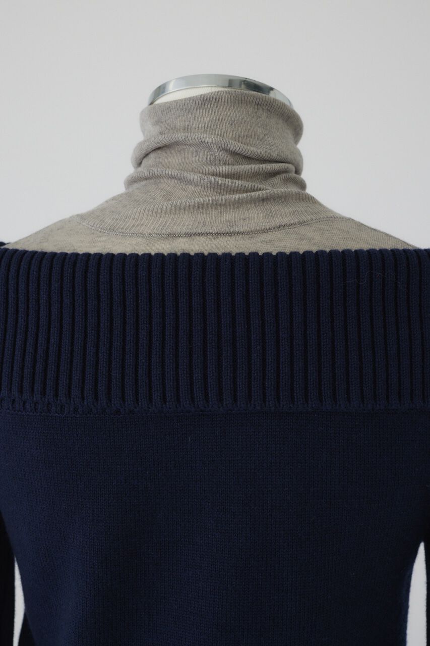 RIM.ARK 「Docking off shoulder tops」|ニット・セーター|