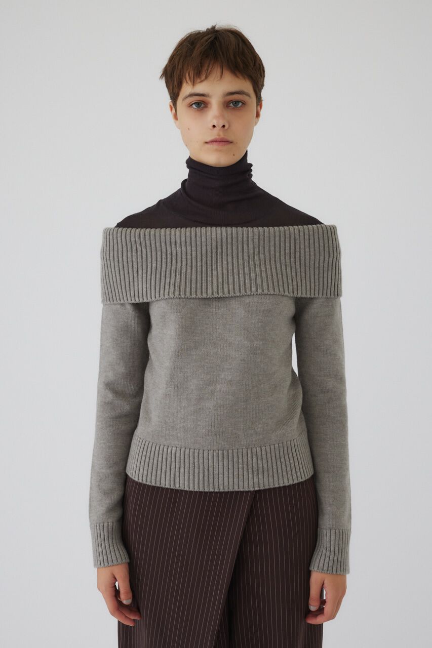 RIM.ARK 「Docking off shoulder tops」|ニット・セーター|
